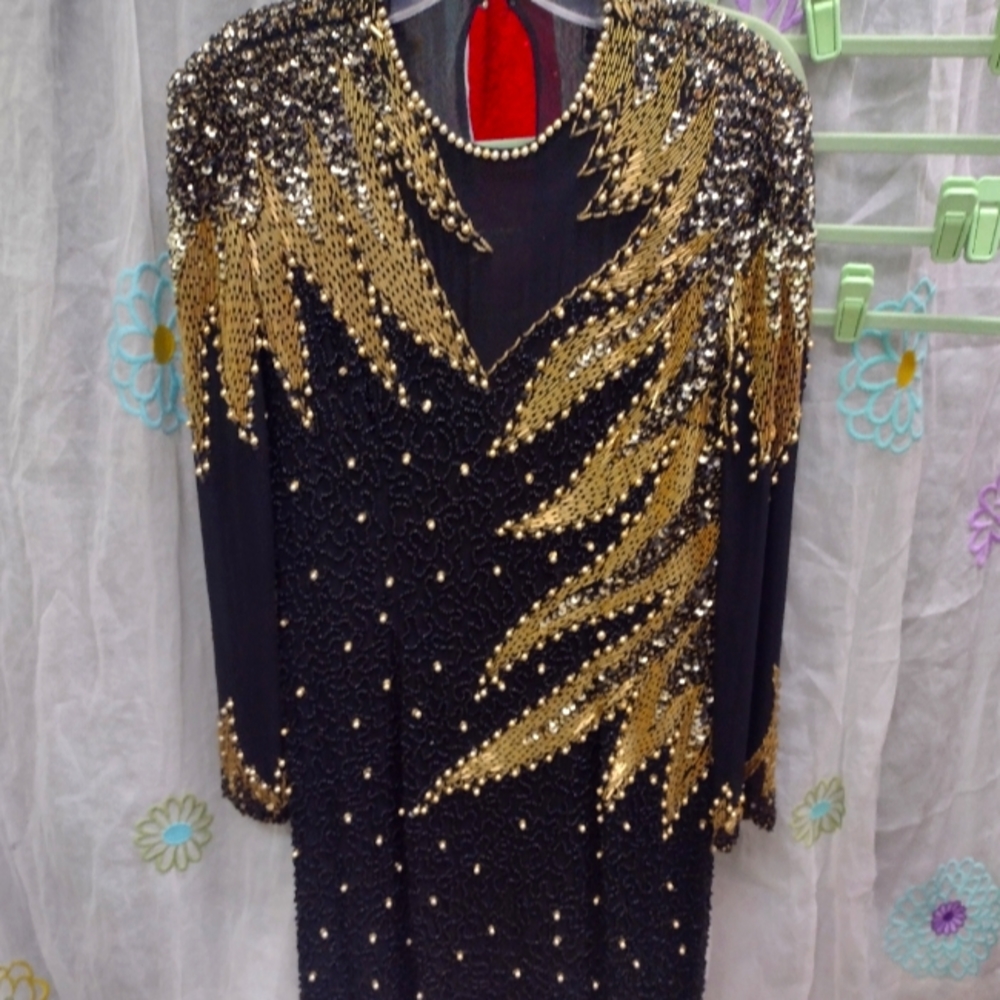 Vintage Black tie size 10